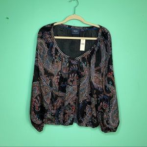 Women’s Maeve by Anthropologie Crop Top Size Medium new with tags multi color